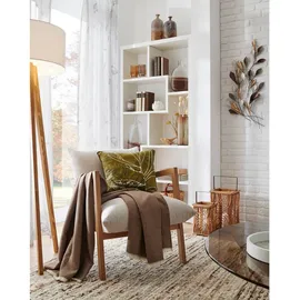 Z2 Carryhome Sessel, Beige, Eiche, massiv, 65x80x85 cm, Stoffauswahl, Wohnzimmer, Sessel, Polstersessel