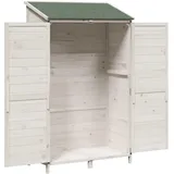 vidaXL Gartenhaus 1,07 x 0,56 m Weiß