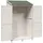vidaXL Gartenhaus 1,07 x 0,56 m Weiß