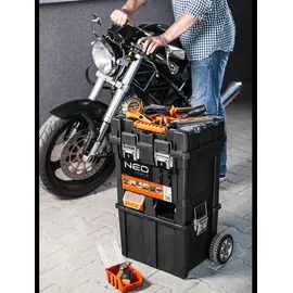 Neo Tools Werkzeugwagen Kunststoff schwarz unbestückt