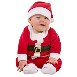 Weihnachtsmann-Kostüm für Babys