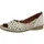 Gemini Peeptoe Ballerinas für Damen, weiß, 39 EU