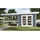 Weka Designhaus 126 B+ 6,45 x 3,77 x 2,47 m grau inkl. Anbau