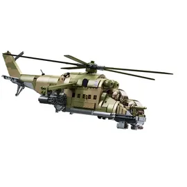 SLUBAN BRICKS Kampfhelikopter MI-24S 1-tlg. M38-B1137