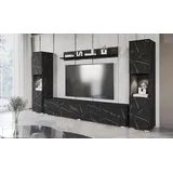 INOSIGN »PARIS«, (Komplett-Set, 4 St.), TV-Wand 260cm breite, grifflose Design, stehend und hängend montierbar