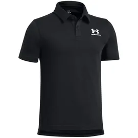 Under Armour Icon Poloshirt Jungen 001 black/white M 137-149 cm