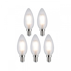 Paulmann 29095 Filament 230V LED Kerze E14 5x470lm 5x4,8W 2700K Matt