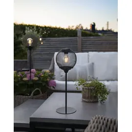 Star Trading Solar Tischleuchte Edelstahl/Metall 45 cm 1er Set schwarz