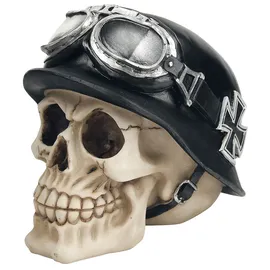 Nemesis Now Iron Cross Skull None Totenkopf Standard Polyresin Gothic, Horror, Steampunk, Totenköpfe