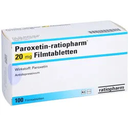 PAROXETIN-ratiopharm 20 mg Filmtabletten 100 St