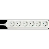 Lindy Steckdosenleiste 6-fach 1,4 m Weiß 1 St.