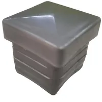 Ersatz-Pfostenkappen Kunststoff 40 x 40 mm Silber