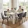 Homestyle4u Esstisch 80 x 75 x 80 cm weiß