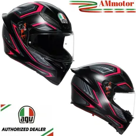 AGV K1 S Sling Matt Black Pink Motorradhelm Integralhelm Sturzhelm, S