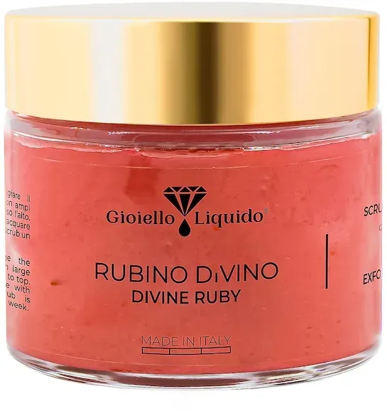 Gioiello Liquido Exfoliating Body Scrub "Divine Ruby" Geschenkgutscheine 200 ml 