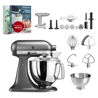 KitchenAid Artisan 5KSM175 Meatlover silber