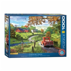 EUROGRAPHICS Puzzle Die Landstraße von Dominic Davison, 1000 Puzzleteile bunt