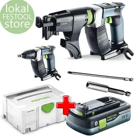 Festool DWC 18-4500- Basic 4.0 Basic Akku-Trockenbauschrauber inkl. Koffer + Akku 4.0Ah (577056)