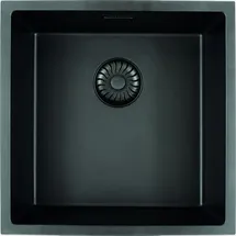 Caressi Cagrpp40bk-tu quadratisch rechts Einbauart schwarz Handbetätigung 450 x 450 mm