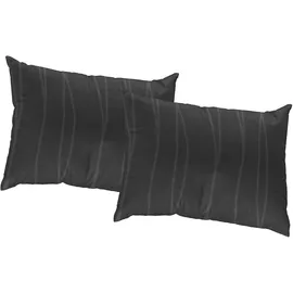Wirth Kissenbezug Langwasser 50 x 50 cm Schwarz