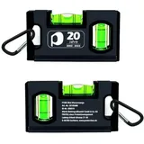 PROTEC.class Wasserwaage PTWK Mini Schwarz