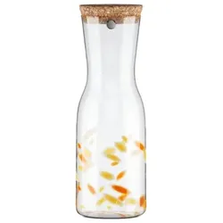 Sonnenglas Lichtkaraffe 1000ml C2 (Orangene Sprenkel Edition)