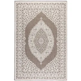 ELLE DECORATION "Meekly Wendeteppich", beige Linen, B:120cm H:5mm L:170cm, Polypropylen, Teppiche, Teppich, Flachgewebe, In-& Outdoor, Modern, beidseitig, Balkon, Wohnzimmer