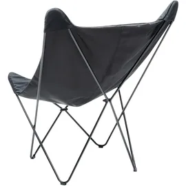 Beliani Sessel NYBRO Samtstoff 70 x 99 x 85 cm Schwarz