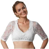 dressforfun Dirndlbluse Heidi weiß XXL