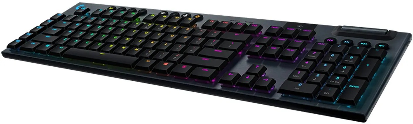 Logitech G915 Lightspeed schwarz Gaming-Tastatur (Kabellos, RGB, GL Tactile Swit...