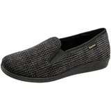 Fischer Markenschuh Pantoffeln Grauschwarz 47