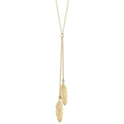 Elli Feder Y-Kette Boho Trend 925 Silber Ketten   Damen 