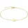 Liebeskind Berlin Gold 375 Armkette Gold Collection mit Zirkonia 18,5 cm