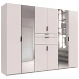 Boxxx Kleiderschrank Weiß, - 270x210x58 cm