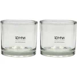 Dekohelden24 Teelichtglas Windlichtglas Glas Klar/Transparent