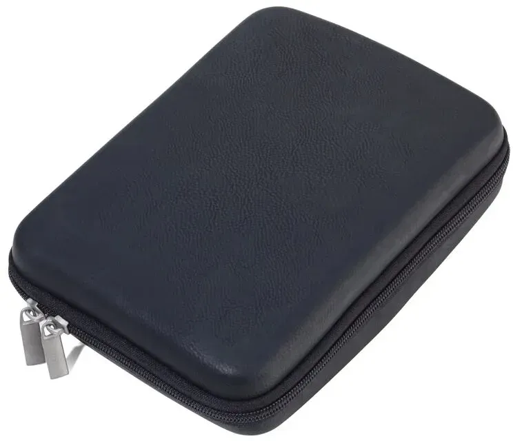 TROIKA CBO11/BK Kosmetik- & Maniküre-Etui Schwarz Leder, Samt