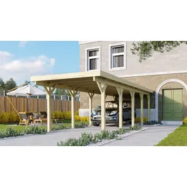 Karibu Carport Classic Einzel 3 inkl. Stahl-Trapezprofil kdi