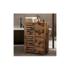 VASAGLE Badschrank braun 60,0 x 30,0 x 80,0 cm