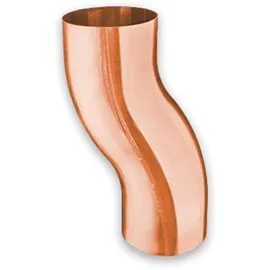 gromo Sockelknie Kupfer Ø 100 mm