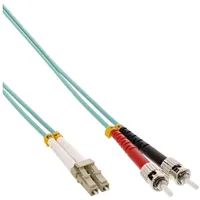 InLine InLine® LWL Duplex Kabel, LC/ST, 50/125μm, OM3, 25m