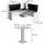 Vicco Eckbankgruppe Roman, Weiß, 60 x 60 cm,