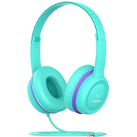 vinamass Kinder-Kopfhörer, Ohrhörer für Kinder, kabelgebundene Kopfhörer mit sicherem Lautstärkeregler 85 dB, verstellbar und flexibel für Kinder, Jungen, Mädchen, Jugendliche, Kinder