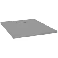VidaXL Duschwanne SMC Grau 100x80 cm
