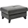 die planbar Hocker Aufklappbar mit Stauraum 65 x 45 x 0 cm Grau/Schwarz