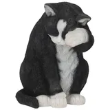 FD Dekofigur Katze schwarz 25 x 17,5 x 26,5 cm