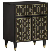 VidaXL Nachttisch 50x33x60 cm Massivholz Mango