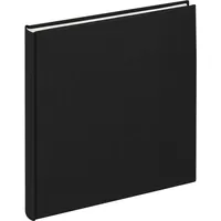 walther design Fotoalbum schwarz 26 x 25 cm Leinen, Cloth FA-505-B