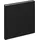 walther design Fotoalbum schwarz 26 x 25 cm Leinen, Cloth FA-505-B