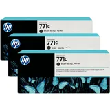 HP 771C matt schwarz 3er Pack (B6Y31A)