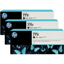 HP 771C matt schwarz 3er Pack (B6Y31A)